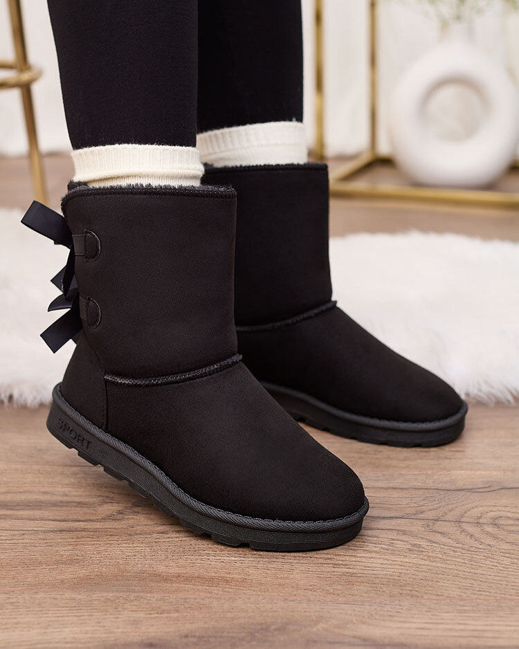 Royalfashion Damenstiefel a'la Schneestiefel in schwarz Aerfifi