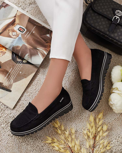 Royalfashion Ажурні жіночі мокасини Leteller