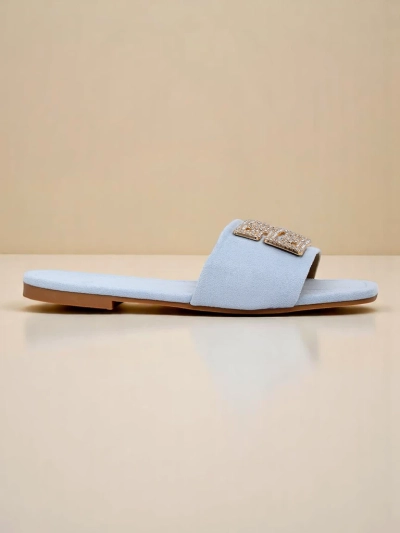 Royalfashion Damenslides mit flacher Sohle Zamila