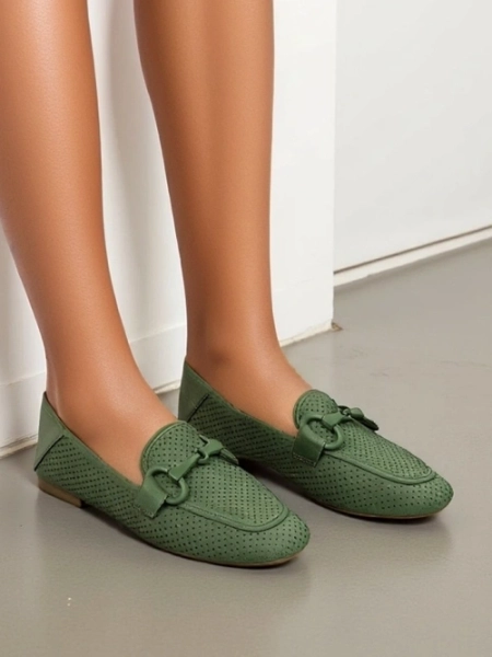 Royalfashion Damen perforierte Loafers Laamba