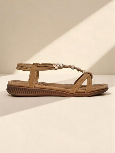 Royalfashion Damensandalen mit Verzierungen Imen