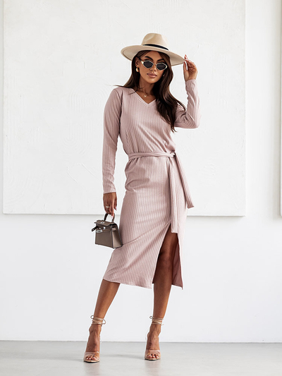 Royalfashion Midikleid aus Baumwolle