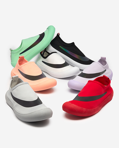 OUTLET Minzfarbene Slip-on-Sneakers für Damen Lerick - Schuhe