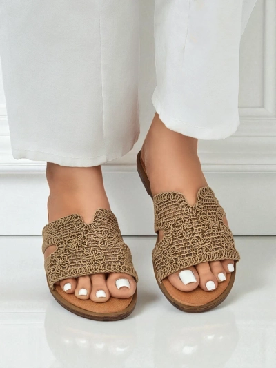 Rpyalfashion Damen-Sandalen mit dekorativem Riemen Braida