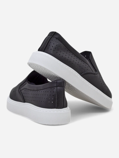 Royalfashion Damen perforierte Slipper Emillia