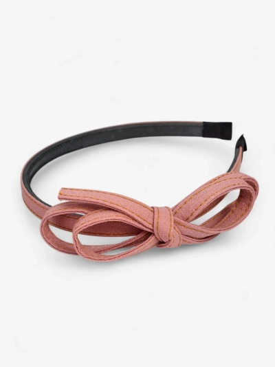 Royalfashion Haarreif mit Schleife im Denim-Stil