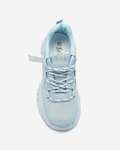 Blaue Damen-Sneaker-Sportschuhe Evilpo- Footwear