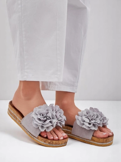 Royalfashion Damenflip-flops mit Blumen Focce
