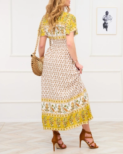 Weißes Sommer-Maxikleid - Kleidung