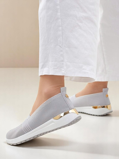 Royalfashion Stoff Damen Slipper Perfeti
