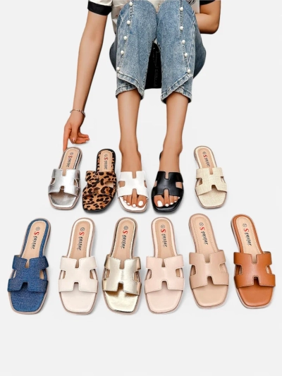 Royalfashion Damen-Flatsandalen Eval