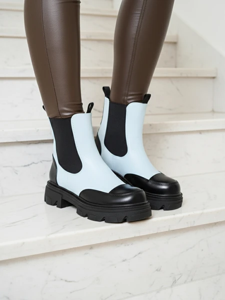 Royalfashion Blaue Userrus Damenstiefel