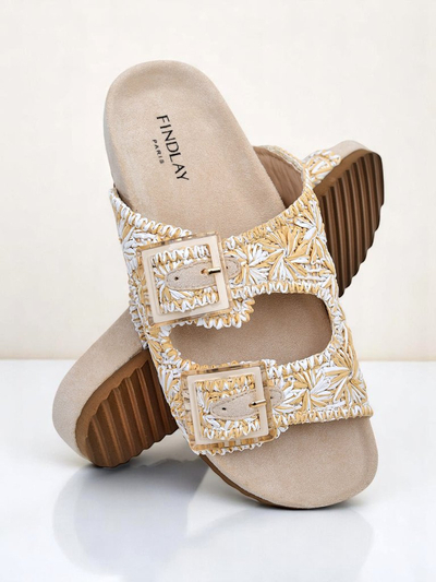 Royalfashion Damen-Sandalen mit Schnallen Samorra