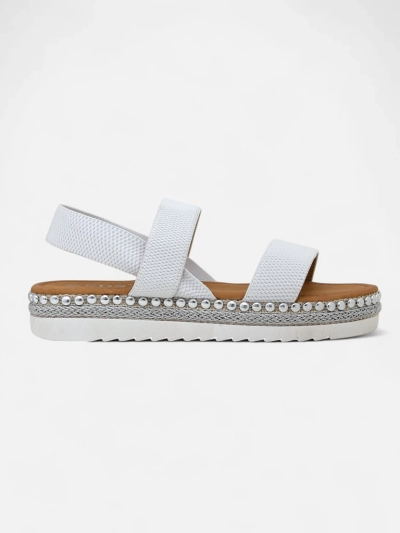 Royalfashion Damen Sandalen mit dekorativer Sohle Zindas