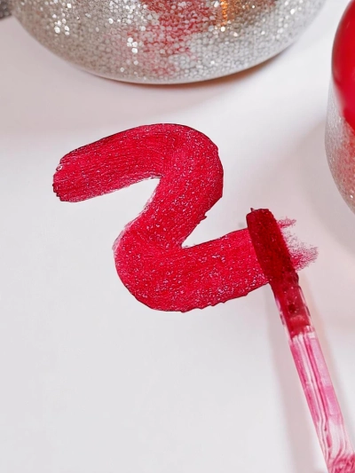 Glitzer Lipgloss und farbloser 2-in-1 Lipgloss Lady Bug