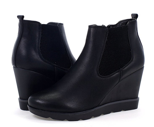 botki koturny CLASS - Obuwie