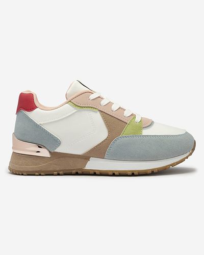 Sportliche Damen-Sneaker in Weiß und Blau Runan - Footwear