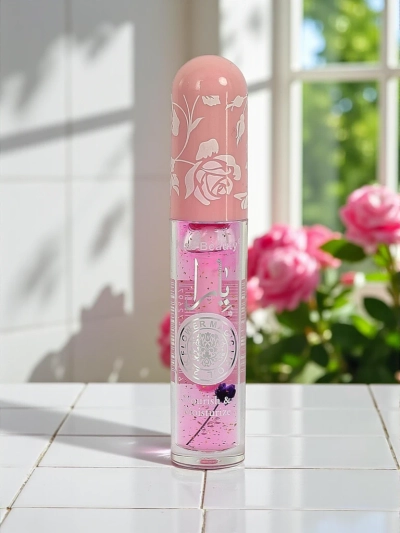 Farbverändernder Lipgloss mit Glitzer