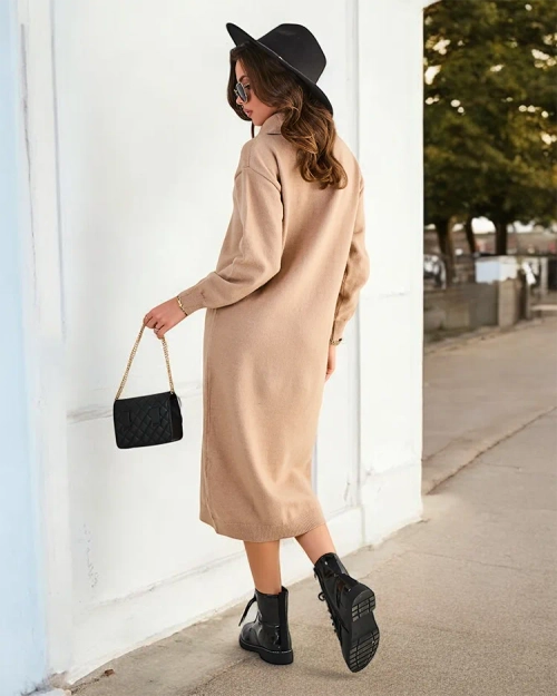 Royalfashion Жіноча довга светр-сукня