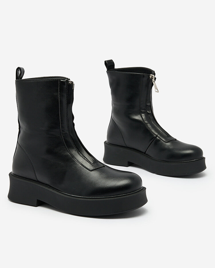 Royalfashion Damenstiefel in schwarz Opialef