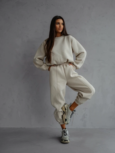 Royalfashion Damen Baumwoll-Trainingsanzug Set
