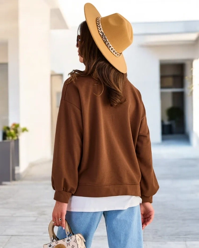 Royalfashion Women's Cotton Thin Sweatshirt