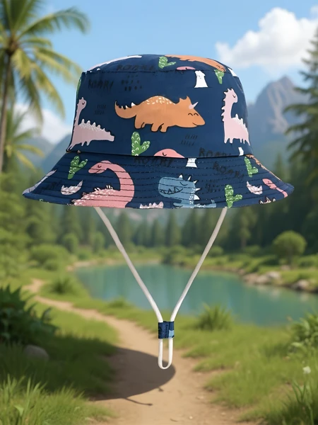 Royalfashion Kinder-Bucket Hat Happy Patches