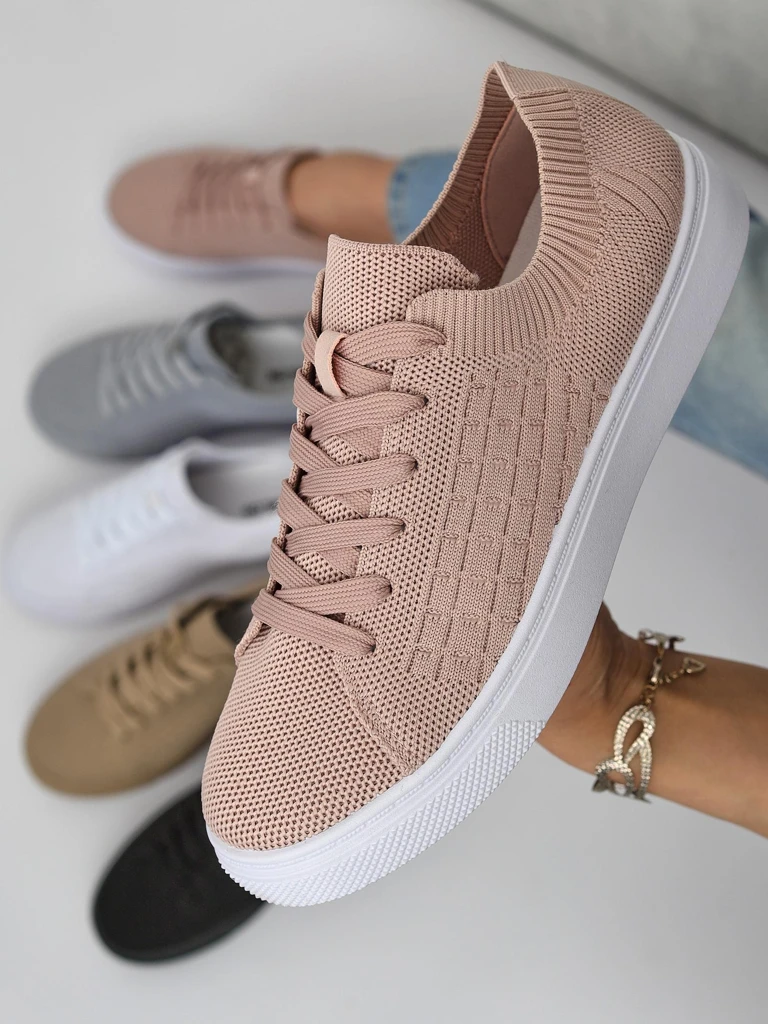 Damen-Sneaker Royalfashion Calista Rosa - rosa Schuhe für Frühling und Sommer