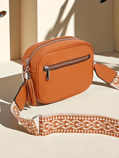 Royalfashion Kleine Damenhandtasche aus Ökoleder Calista Verde