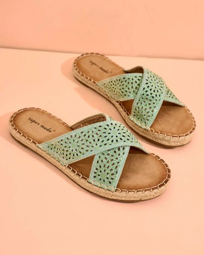 Royalfashion Damen Tivona flache Sohle Flip-Flops
