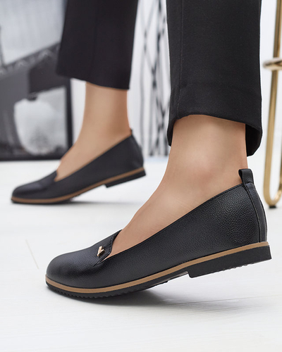 Schwarz Damen Mokassins Riorica- Footwear