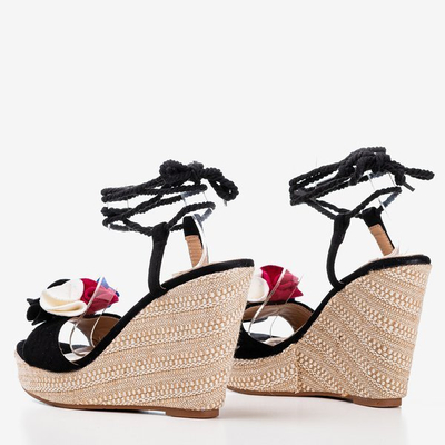 Schwarze Schnürsandalen für Damen von Chantelle - Footwear