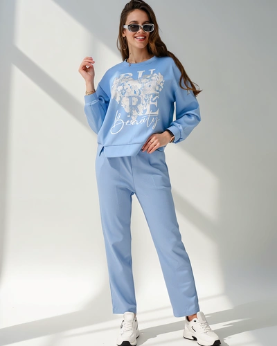 Royalfashion Damen Viskose-Set mit Druck