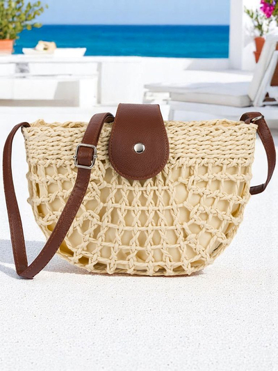 Royalfashion Маленька жіноча солом'яна сумка Boho Mini