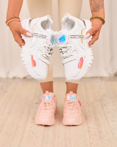 Білі жіночі кросівки Holys