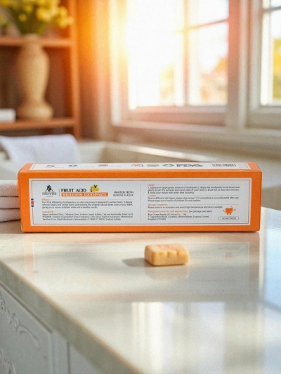 Fruchtig schmeckende Whitening-Zahnpasta