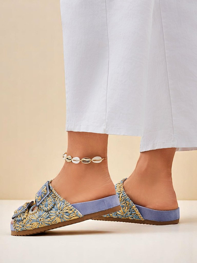 Royalfashion Damensandalen mit Schnallen Samorra