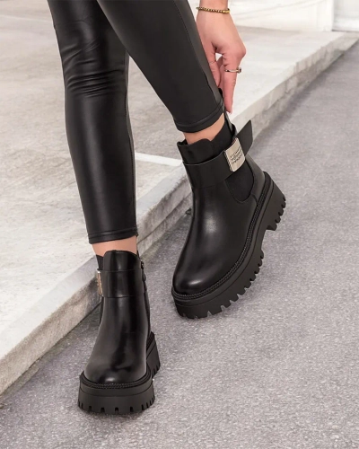 Royalfashion Women's eko leather Dobi boots