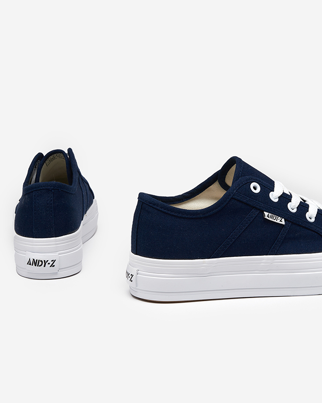 Marineblaue Damen-Sneakers Colanti - Footwear