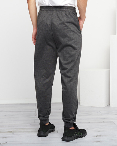 Dunkelgraue Herren-Jogginghose - Kleidung