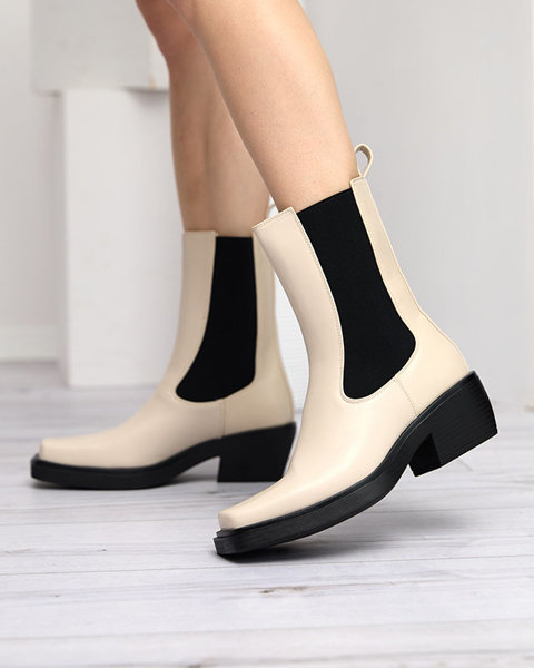 Beige Damen-Stiefel Darran - Footwear