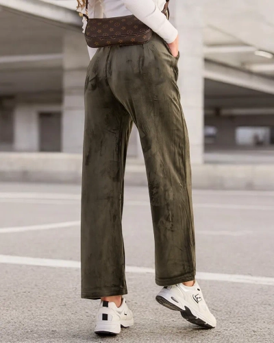 Royalfashion Damen-Sweatpants a'la velour