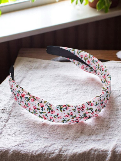 Royalfashion Haarband mit Schleife im Blumenmuster Lilia