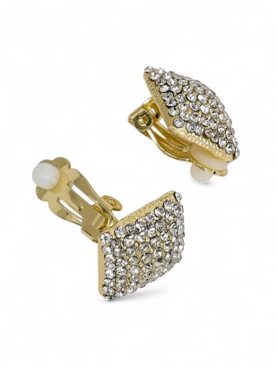 Royalfashion Damen Ohrclips mit Zirkonia