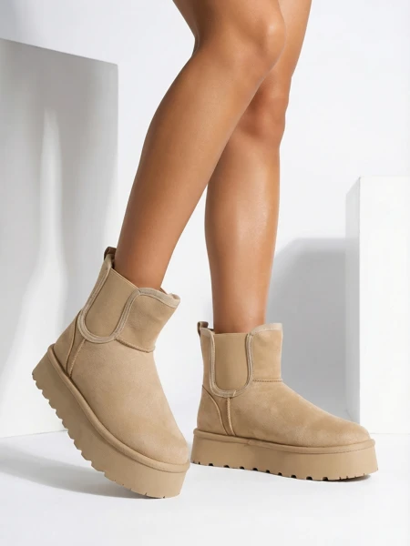 Royalfashion Kurze Damen Schneestiefel Vierris