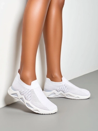 Royalfashion Slip-On Damen-Sneaker mit Strass Elavises