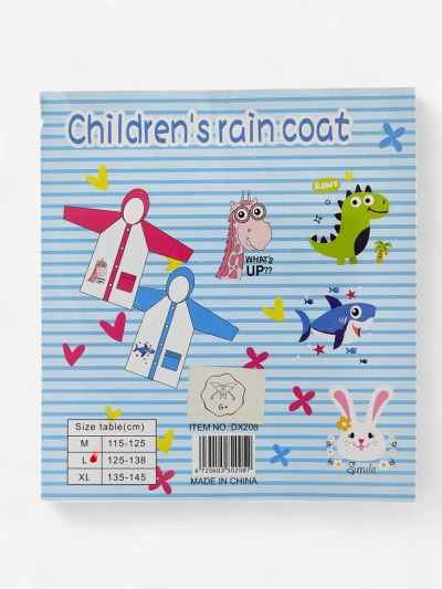 Royalfashion Kinder-Regenmantel Giraffe Rain
