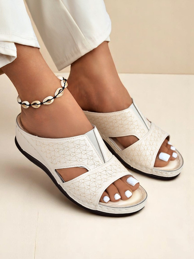 Royalfashion Damen Pantoletten mit dicker Sohle Nova Step