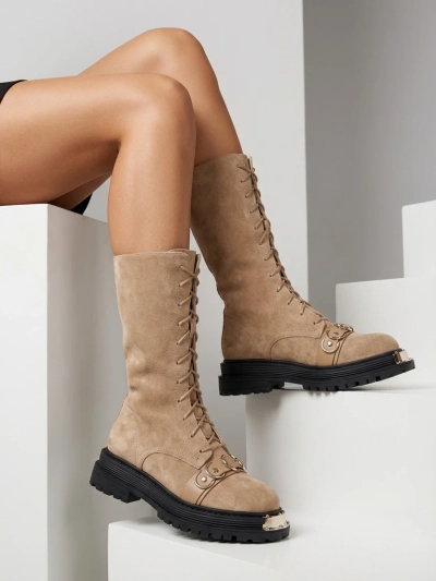 Royalfashion Damen Schnürstiefel Werces