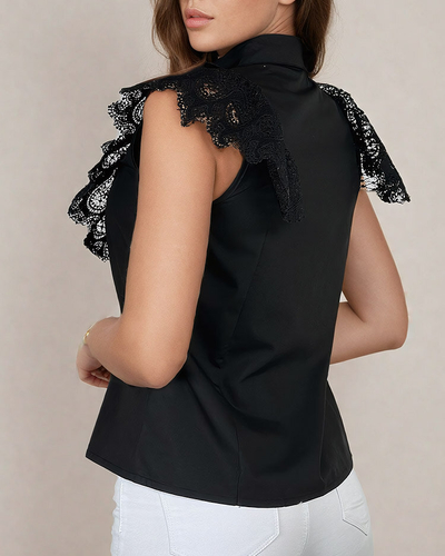 Royalfashion Damen-Spitzenhemd
